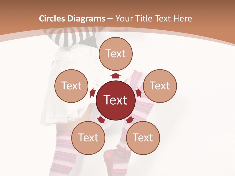 Lady Irish Costume PowerPoint Template