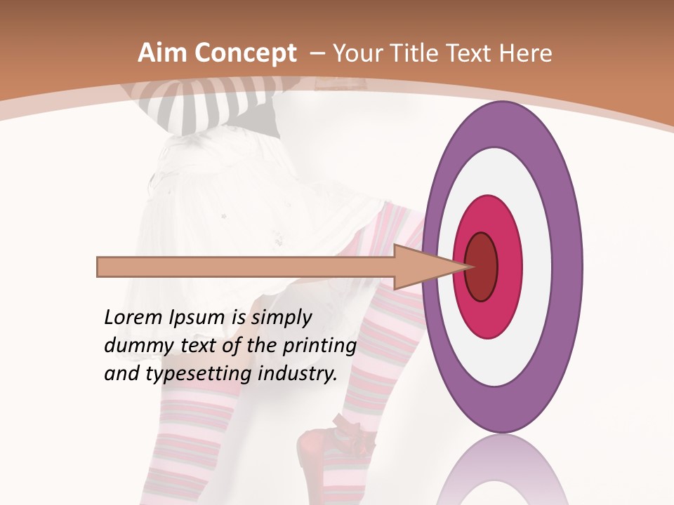 Lady Irish Costume PowerPoint Template