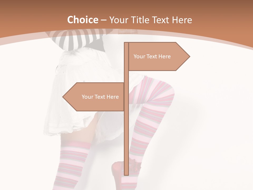 Lady Irish Costume PowerPoint Template