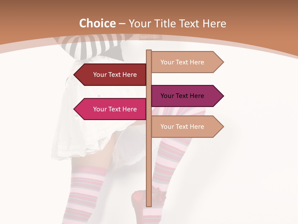 Lady Irish Costume PowerPoint Template