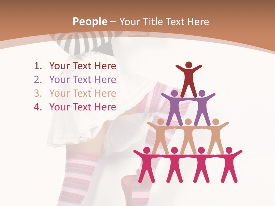 Lady Irish Costume PowerPoint Template