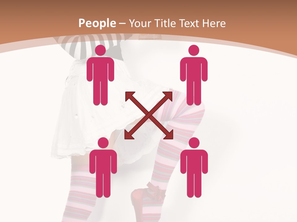 Lady Irish Costume PowerPoint Template