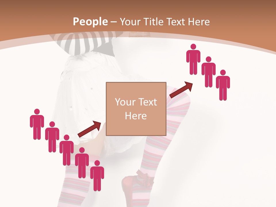 Lady Irish Costume PowerPoint Template