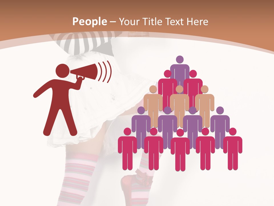 Lady Irish Costume PowerPoint Template