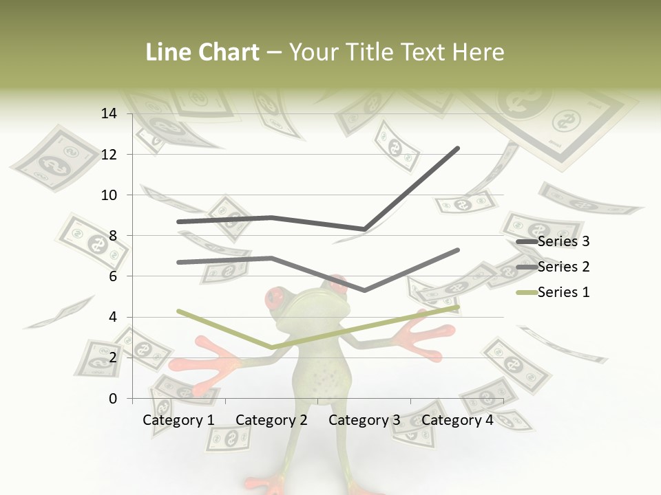 Amazonian Dollar Aqua PowerPoint Template