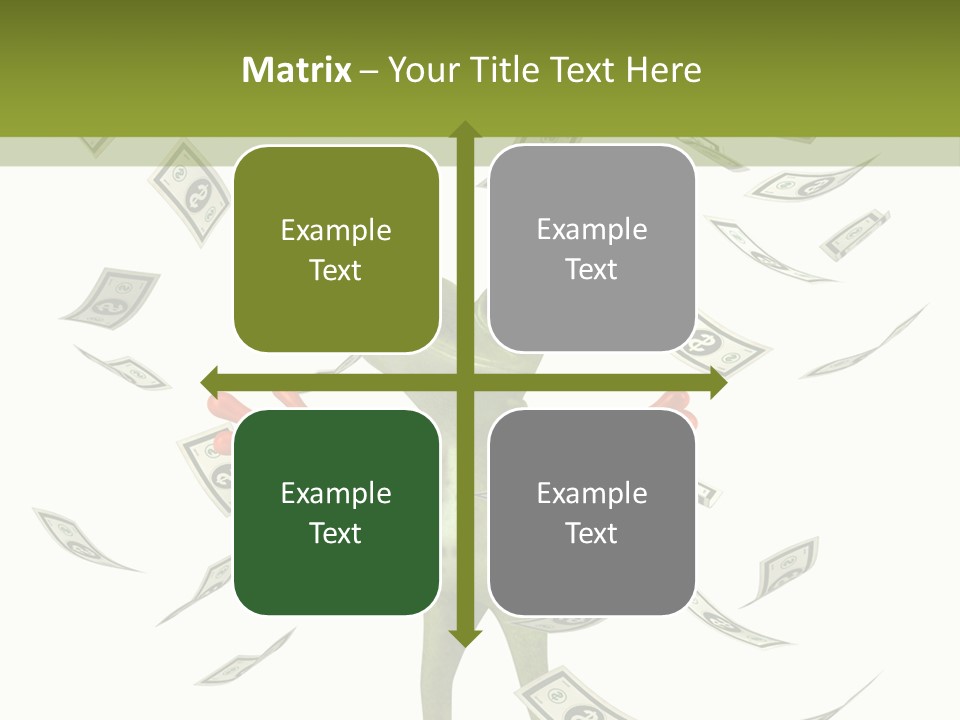 A Frog With Money Coming Out Of It's Mouth PowerPoint Template