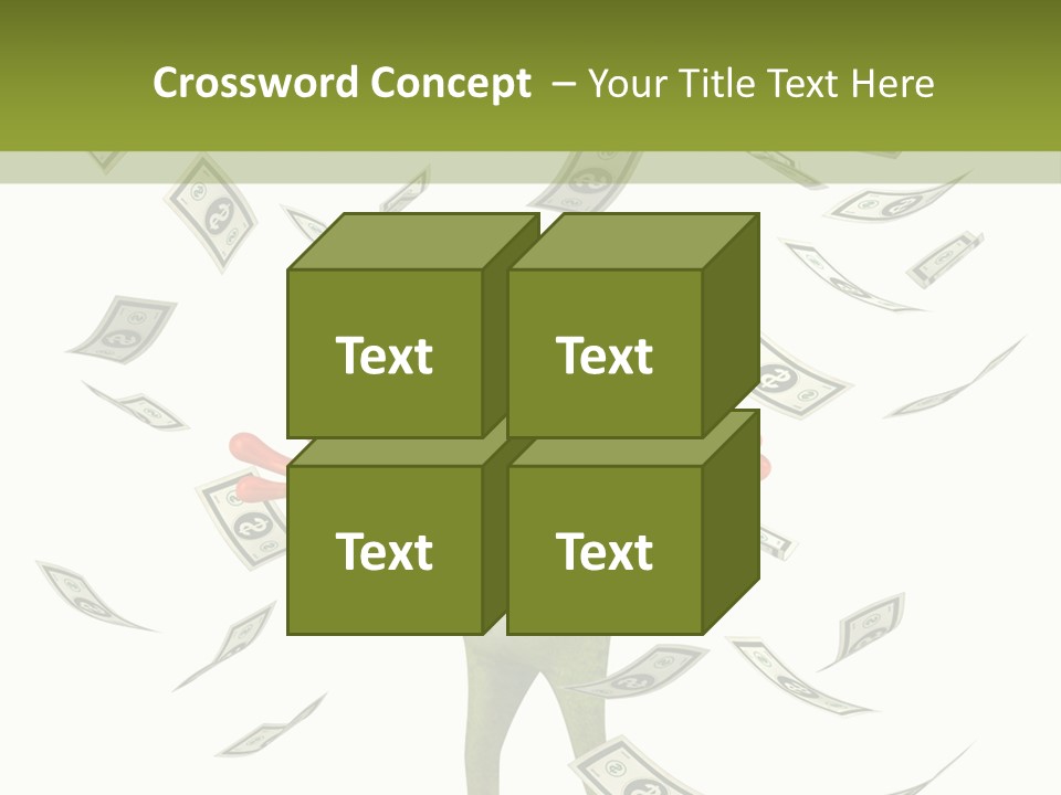 A Frog With Money Coming Out Of It's Mouth PowerPoint Template