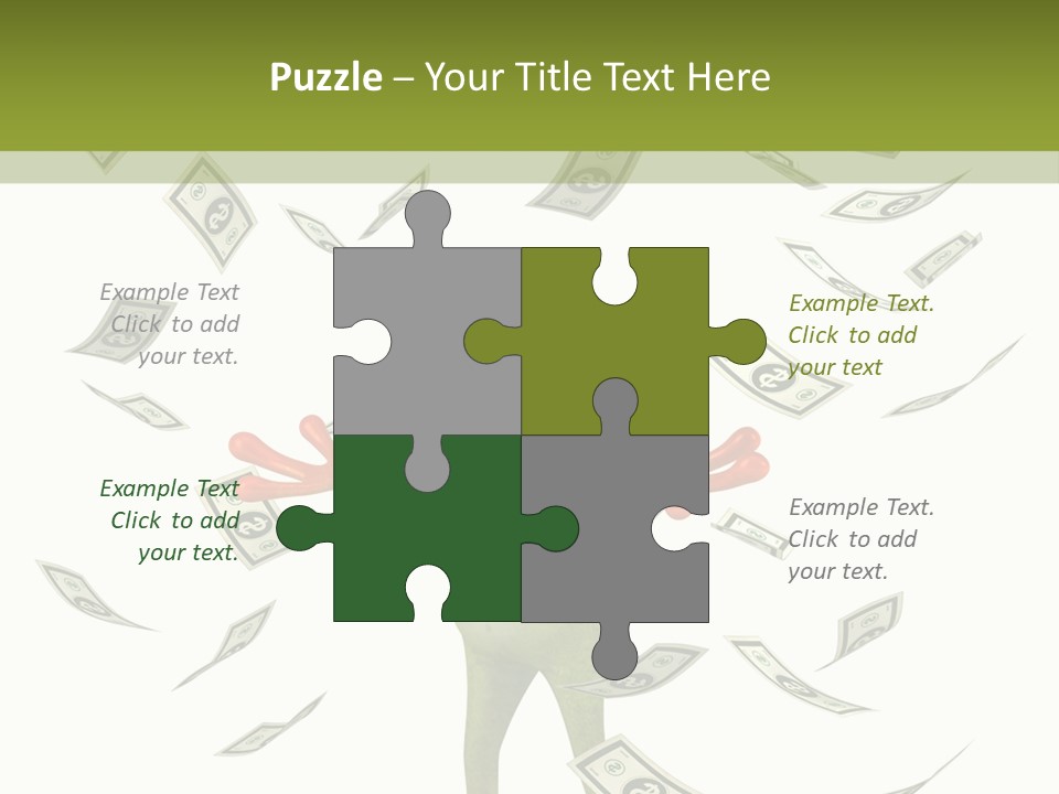 A Frog With Money Coming Out Of It's Mouth PowerPoint Template