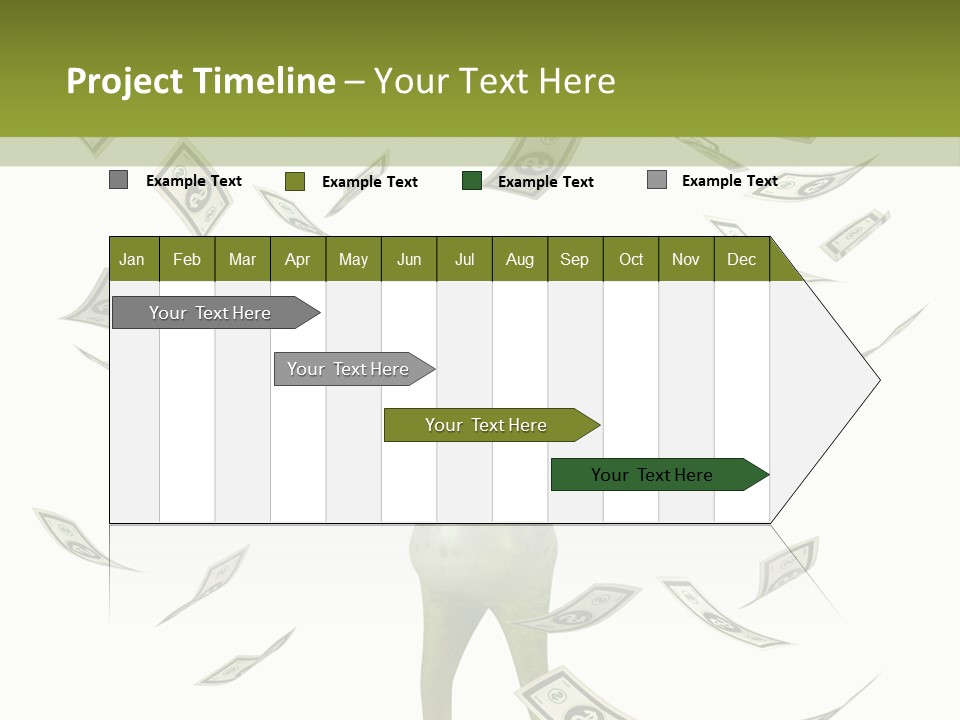 A Frog With Money Coming Out Of It's Mouth PowerPoint Template
