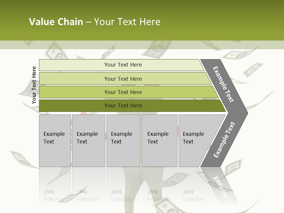 A Frog With Money Coming Out Of It's Mouth PowerPoint Template