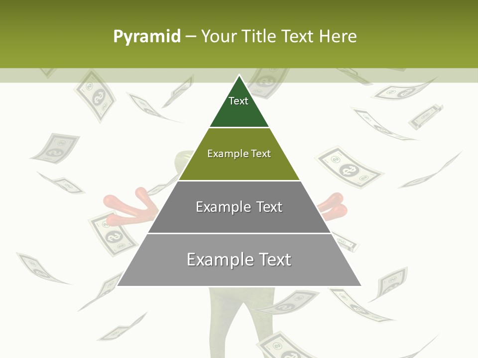 A Frog With Money Coming Out Of It's Mouth PowerPoint Template