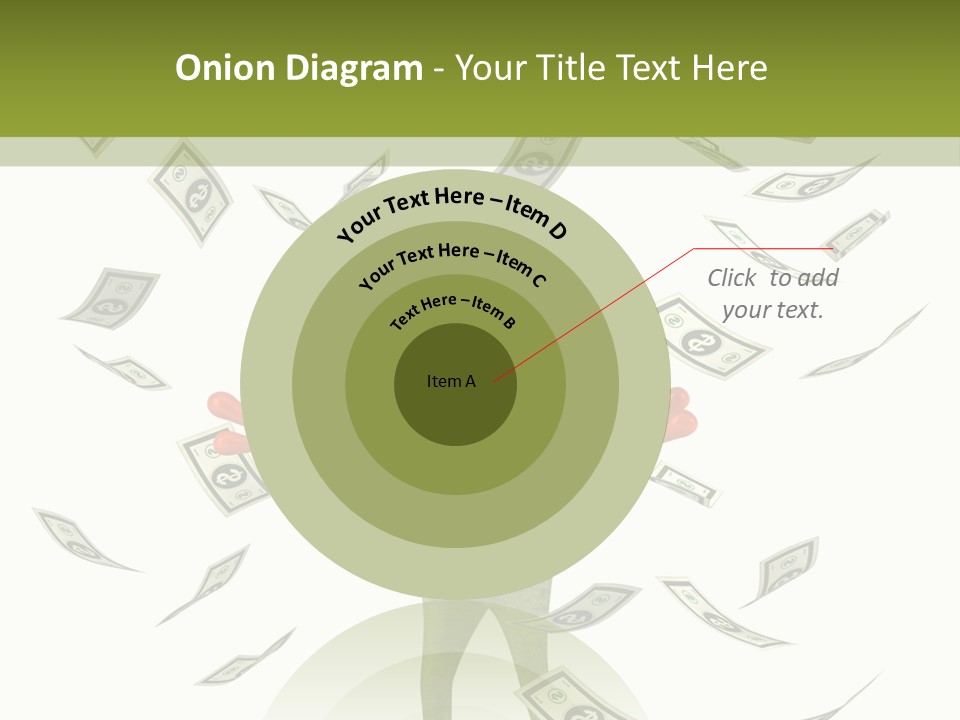 A Frog With Money Coming Out Of It's Mouth PowerPoint Template