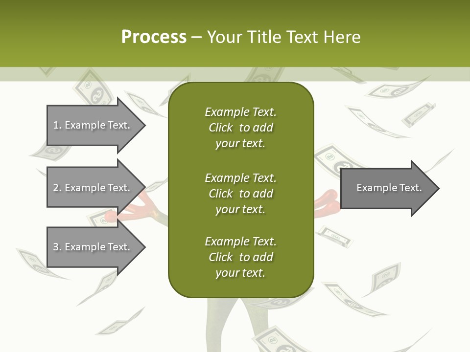 A Frog With Money Coming Out Of It's Mouth PowerPoint Template