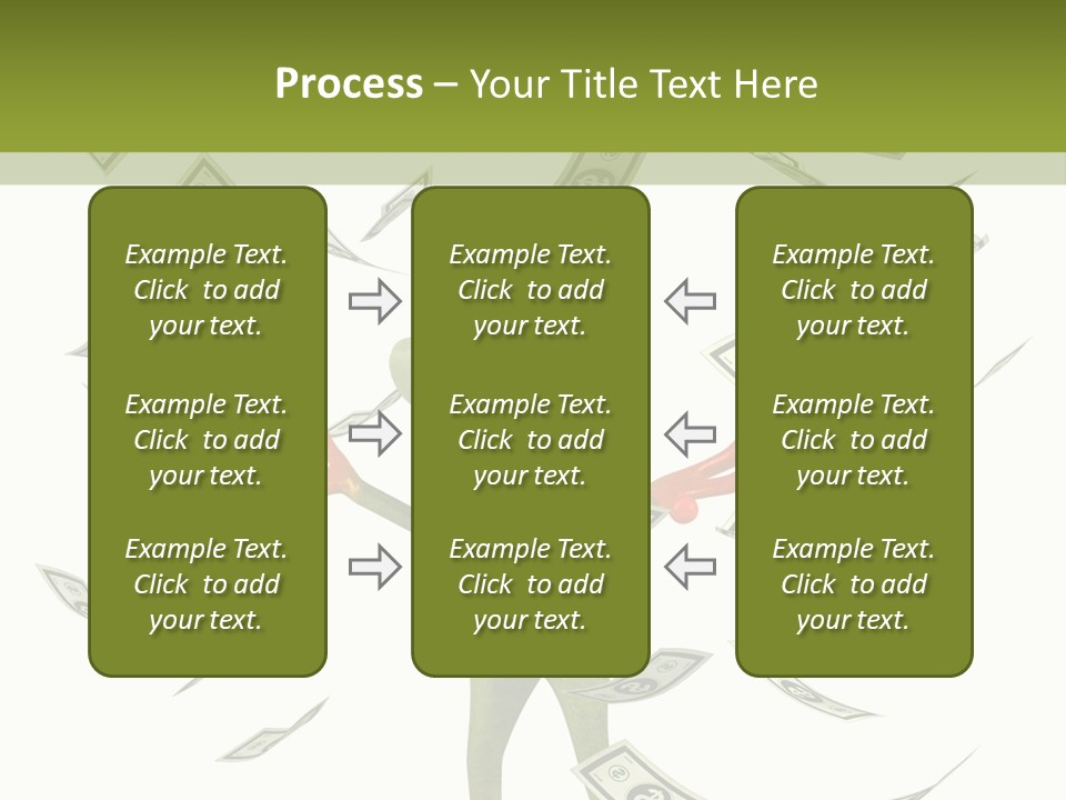 A Frog With Money Coming Out Of It's Mouth PowerPoint Template