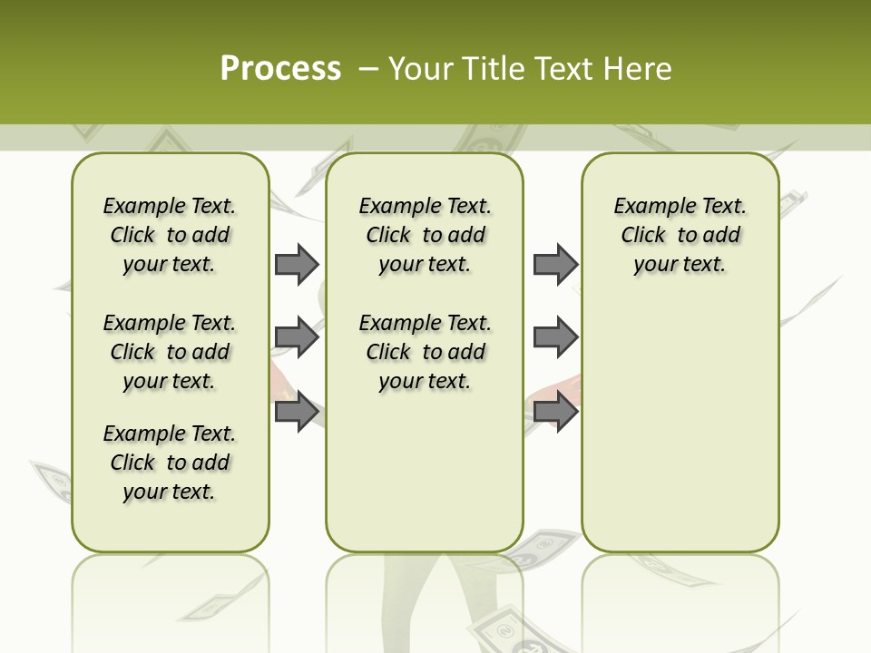 A Frog With Money Coming Out Of It's Mouth PowerPoint Template