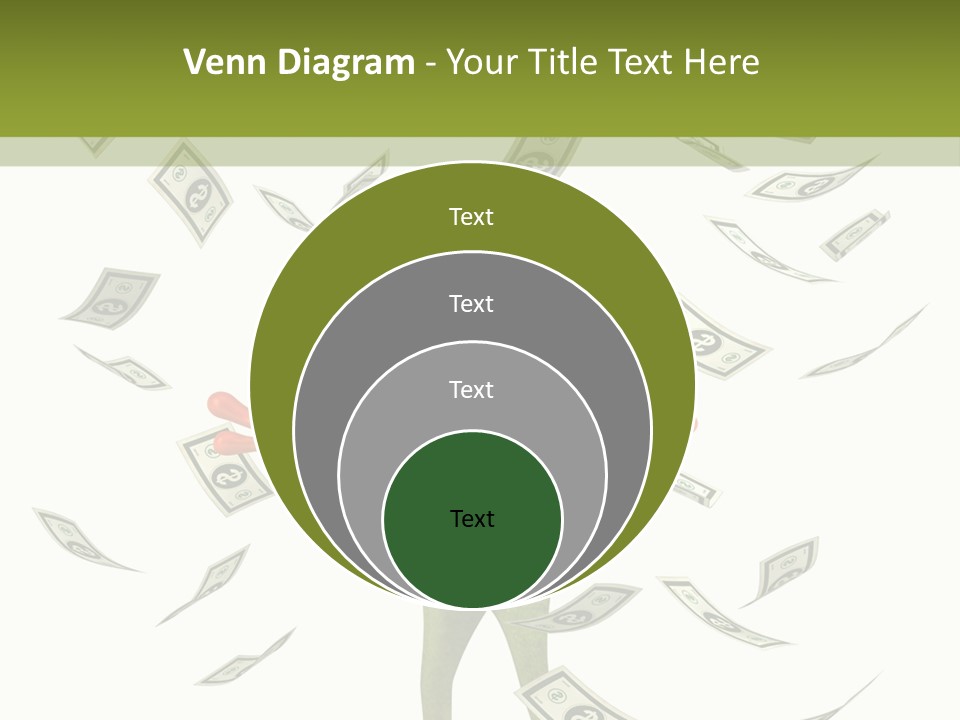 A Frog With Money Coming Out Of It's Mouth PowerPoint Template