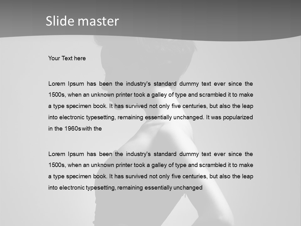 Woman Fashionable Fashion PowerPoint Template