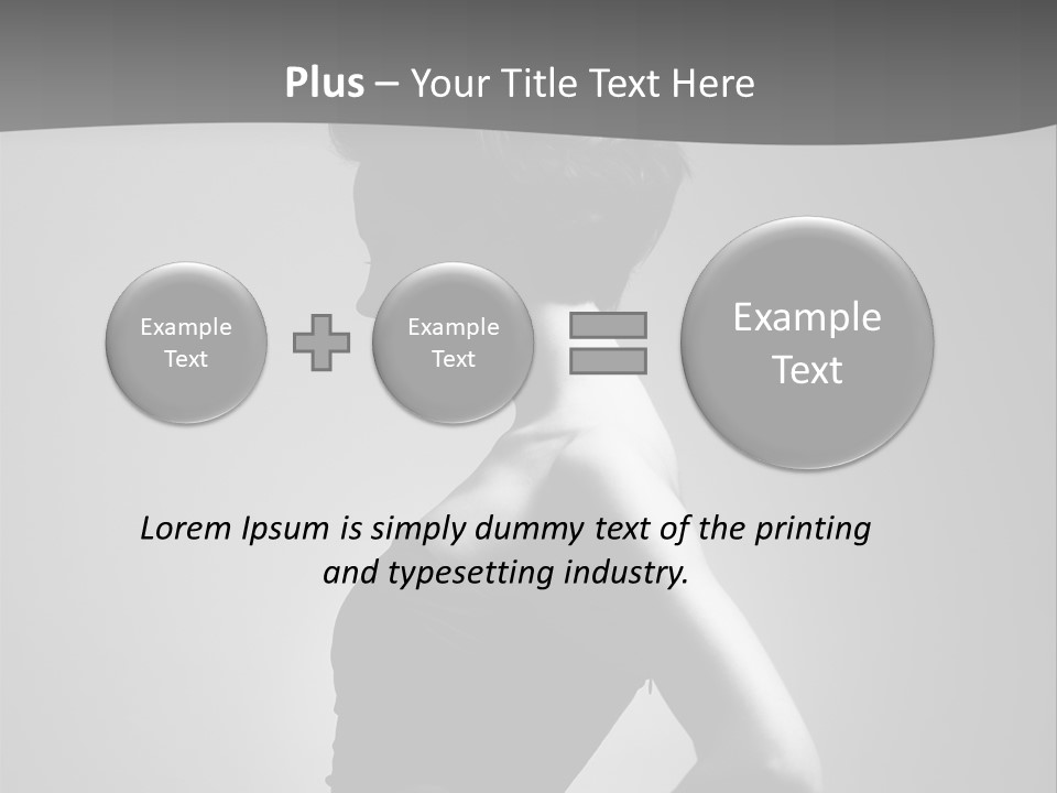 Woman Fashionable Fashion PowerPoint Template