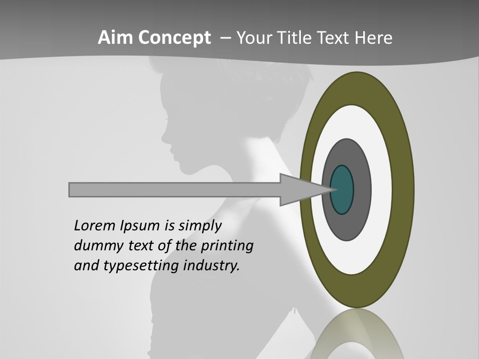 Woman Fashionable Fashion PowerPoint Template