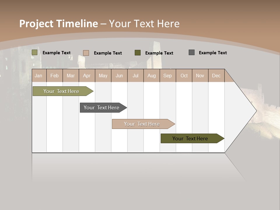 Building Slovakia Black PowerPoint Template