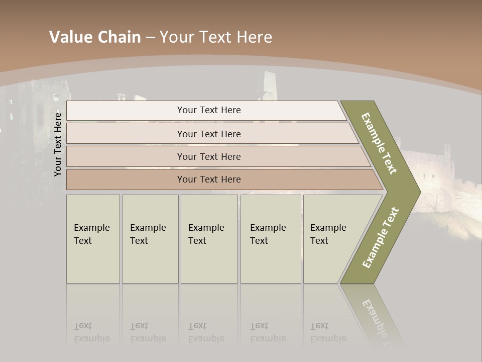 Building Slovakia Black PowerPoint Template