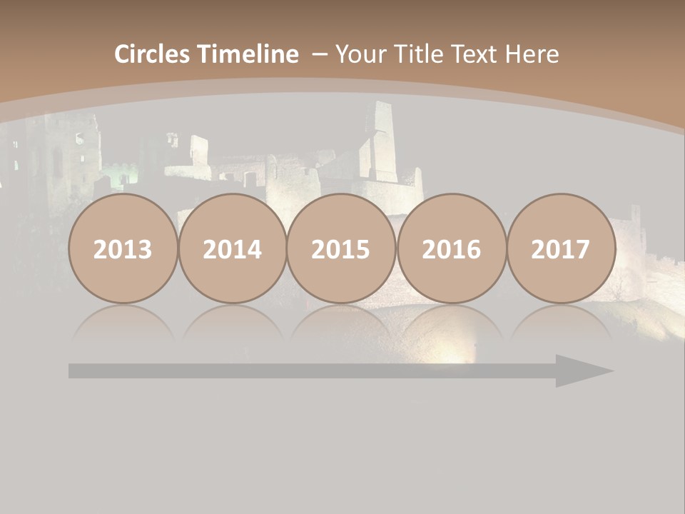 Building Slovakia Black PowerPoint Template