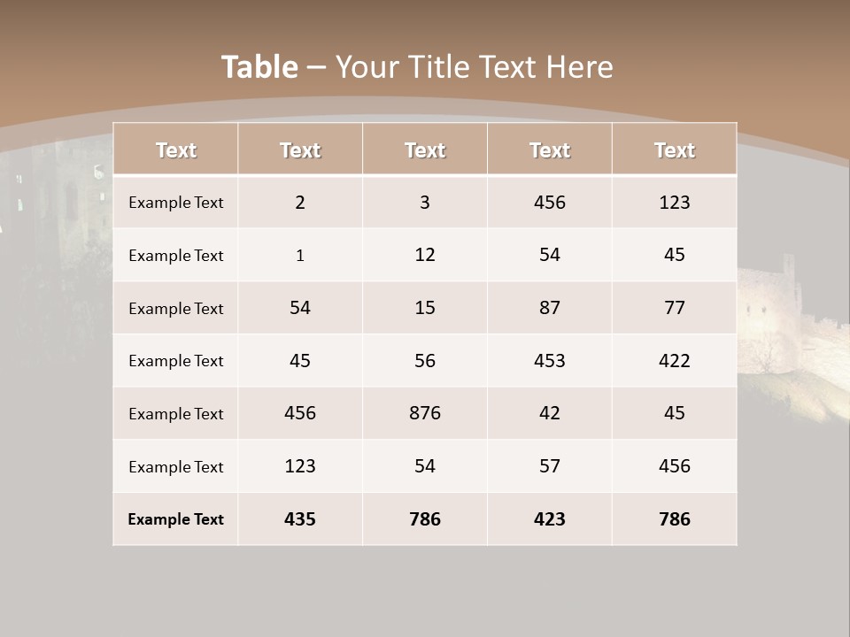 Building Slovakia Black PowerPoint Template