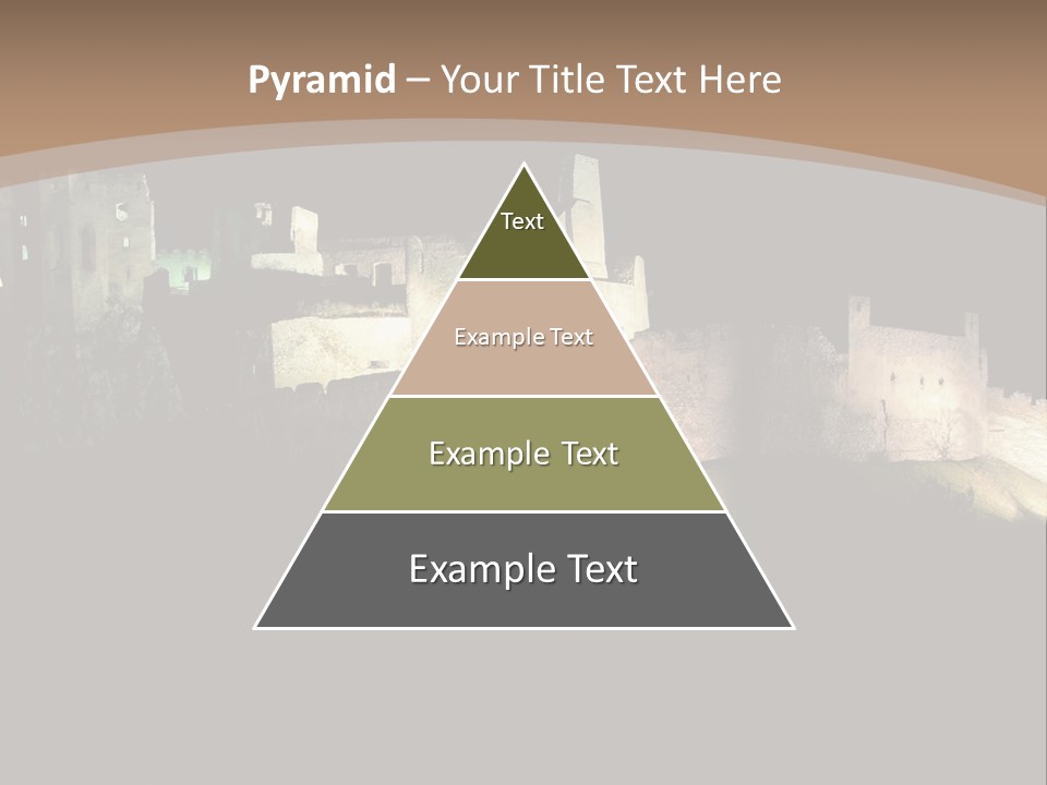 Building Slovakia Black PowerPoint Template