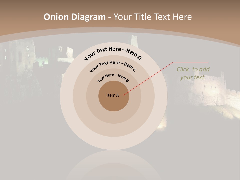 Building Slovakia Black PowerPoint Template