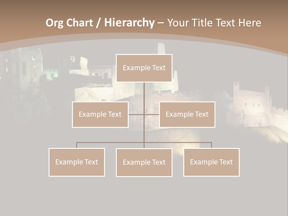 Building Slovakia Black PowerPoint Template