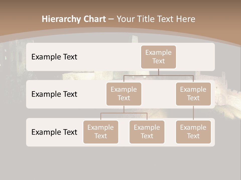 Building Slovakia Black PowerPoint Template