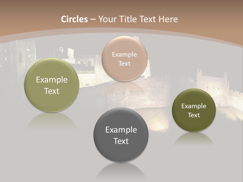 Building Slovakia Black PowerPoint Template