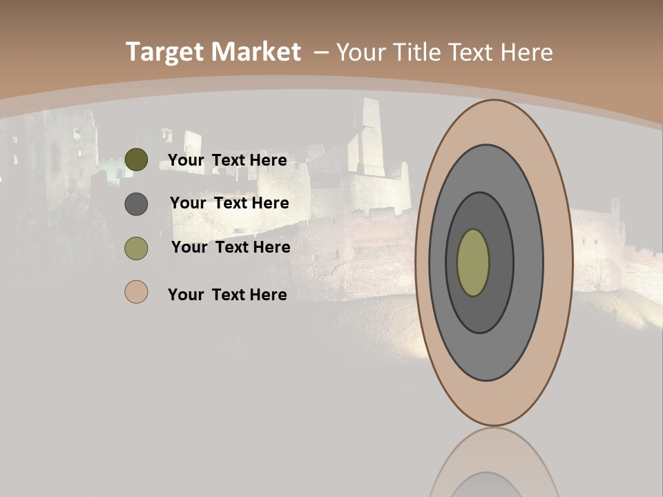 Building Slovakia Black PowerPoint Template