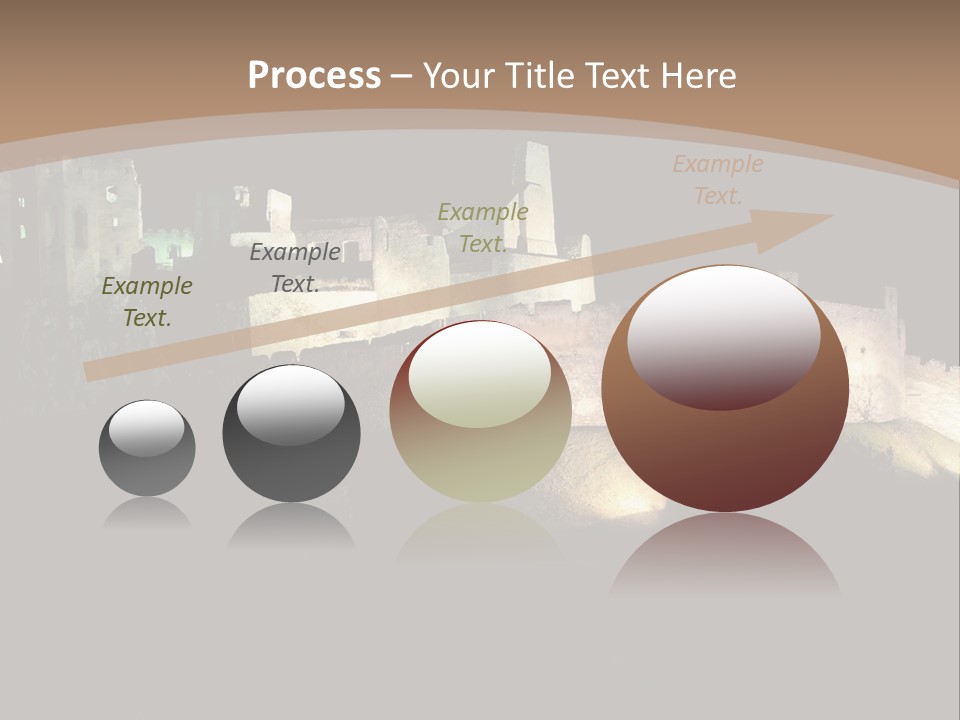 Building Slovakia Black PowerPoint Template