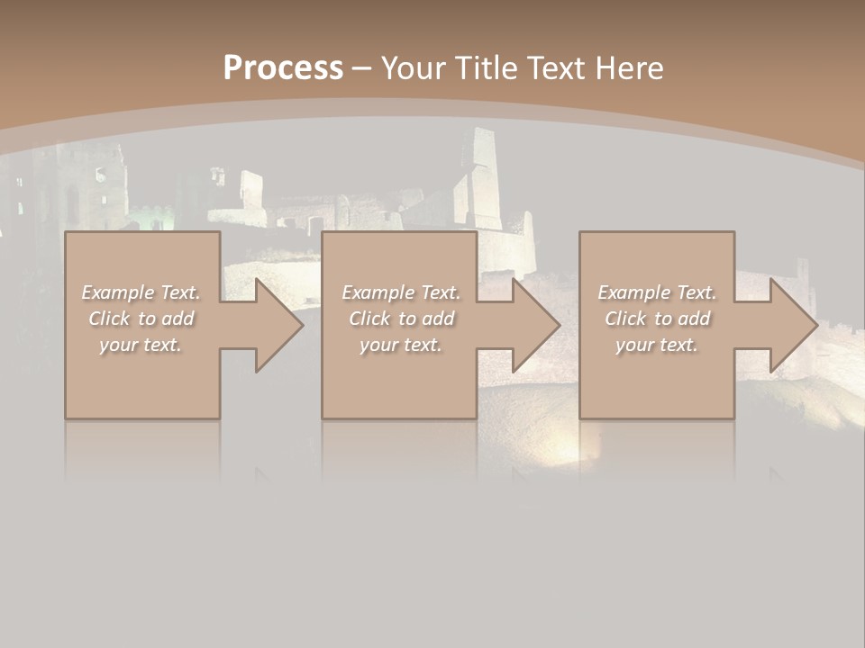 Building Slovakia Black PowerPoint Template