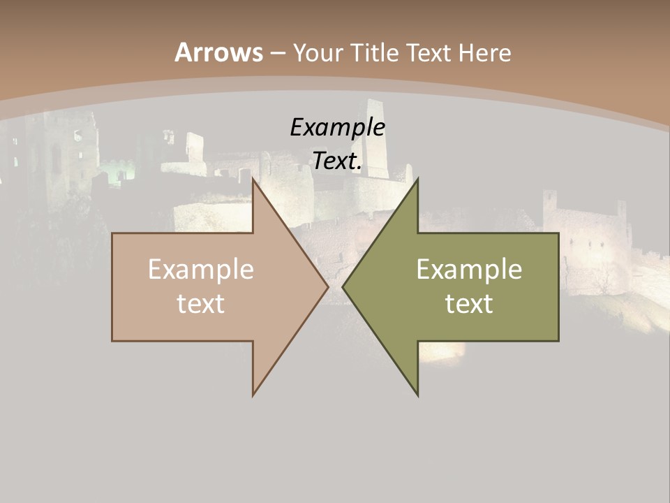 Building Slovakia Black PowerPoint Template