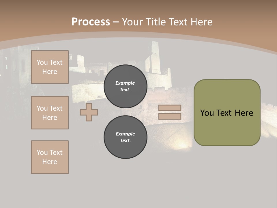 Building Slovakia Black PowerPoint Template