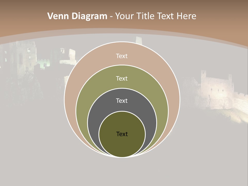 Building Slovakia Black PowerPoint Template