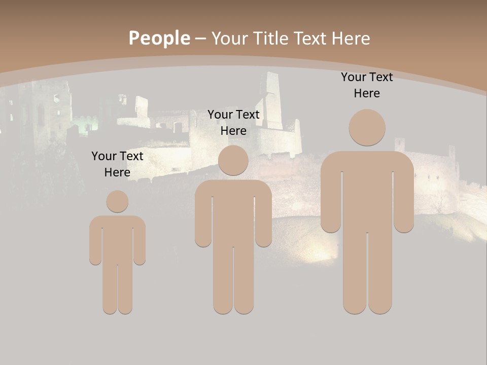 Building Slovakia Black PowerPoint Template