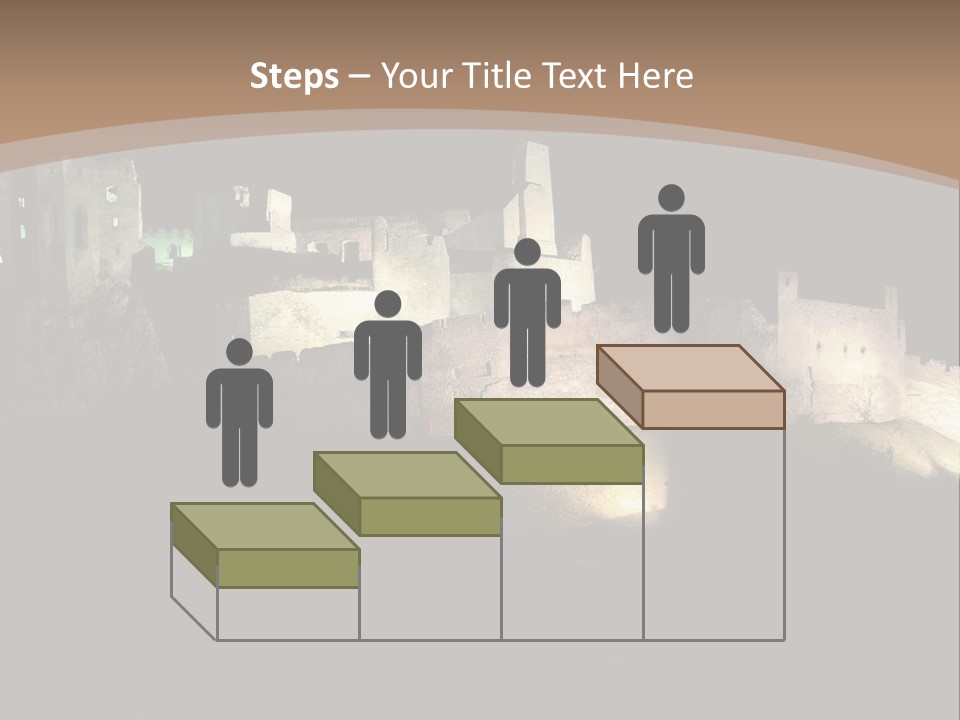Building Slovakia Black PowerPoint Template