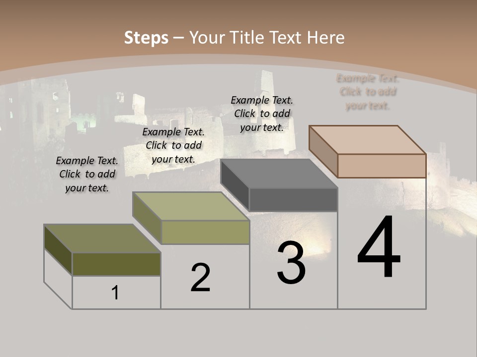 Building Slovakia Black PowerPoint Template