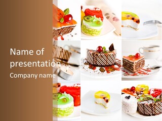 Green Macro Chocolate PowerPoint Template