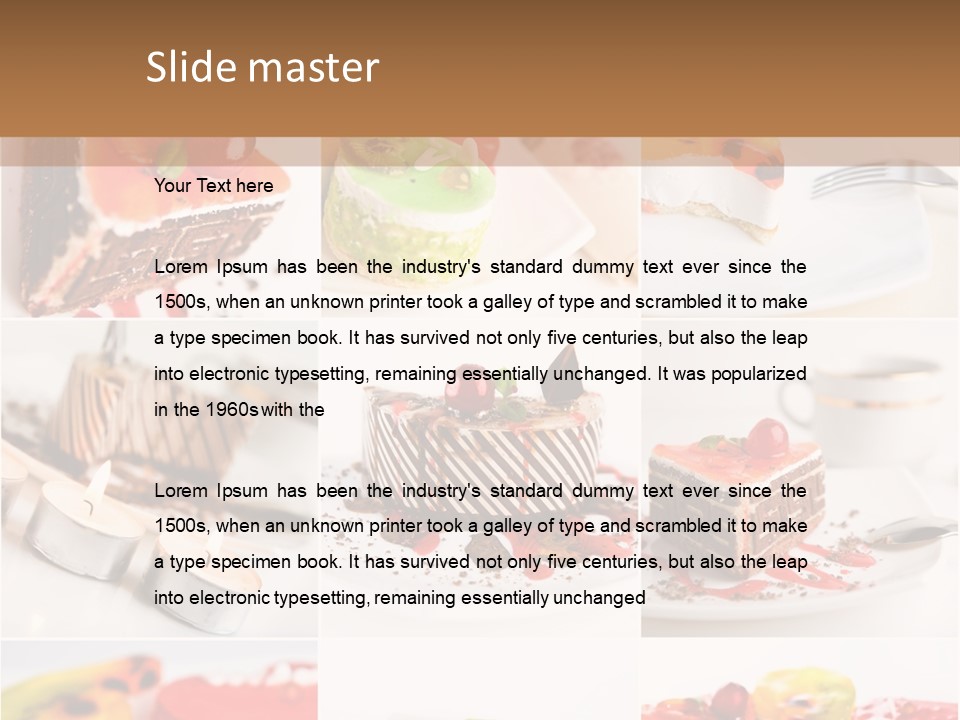 Green Macro Chocolate PowerPoint Template