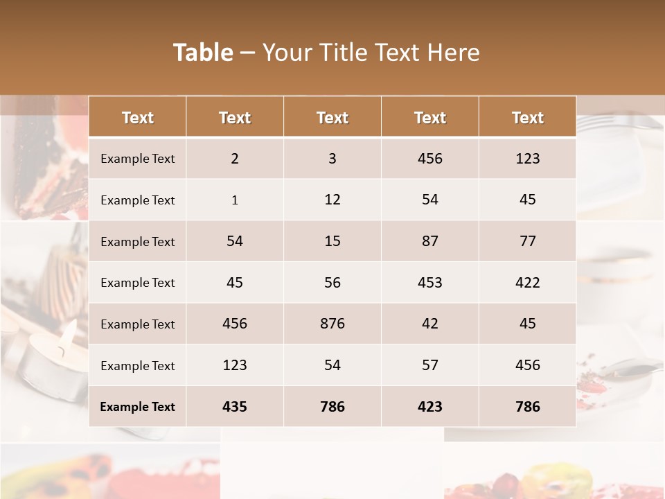 Green Macro Chocolate PowerPoint Template