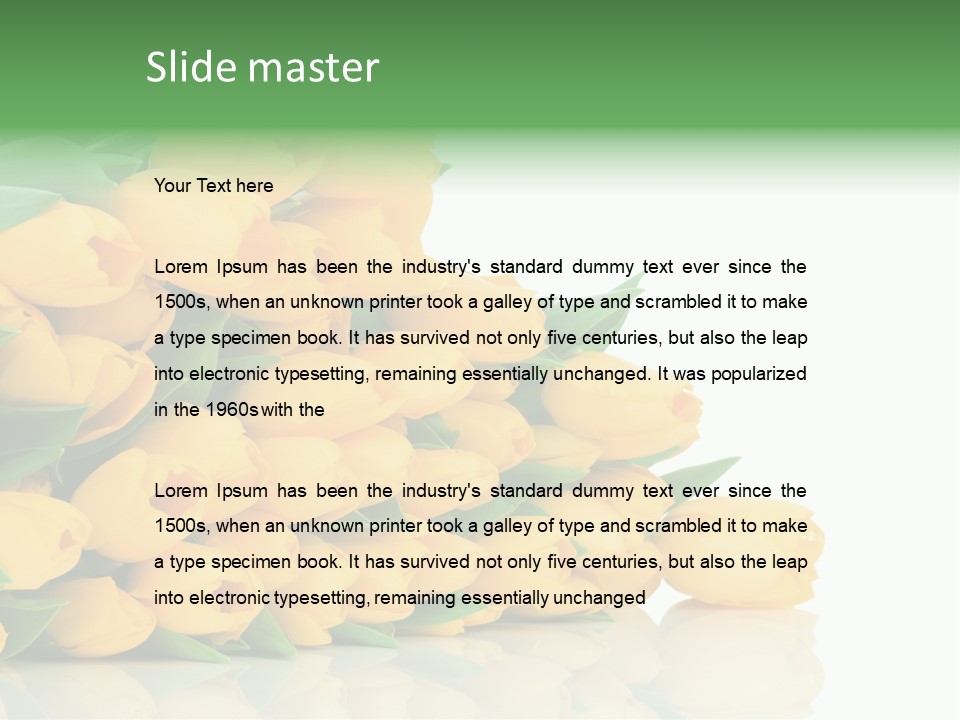 Masculine Muscle Fitness PowerPoint Template