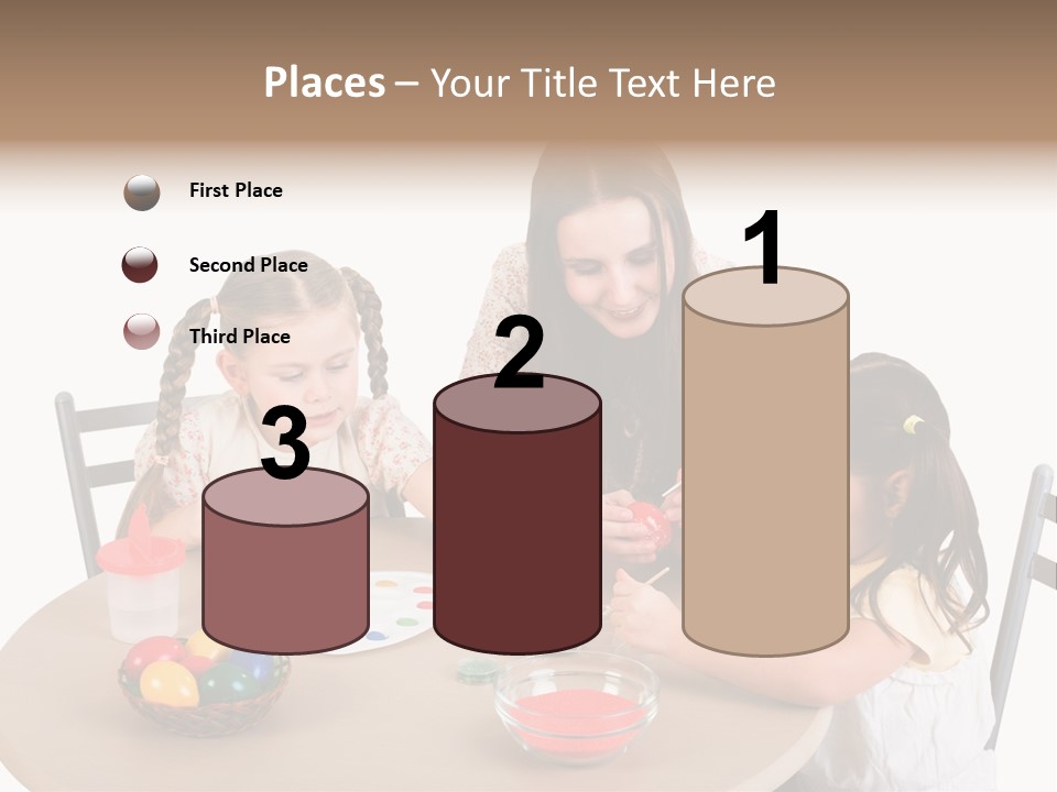 Student Outdoor Female PowerPoint Template