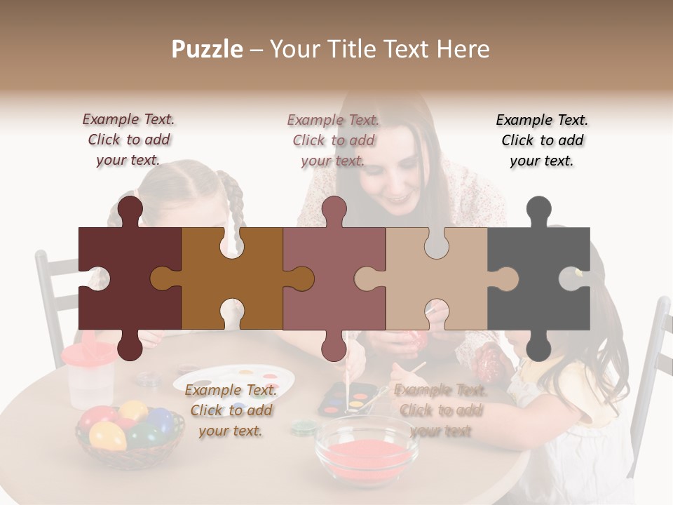 Student Outdoor Female PowerPoint Template