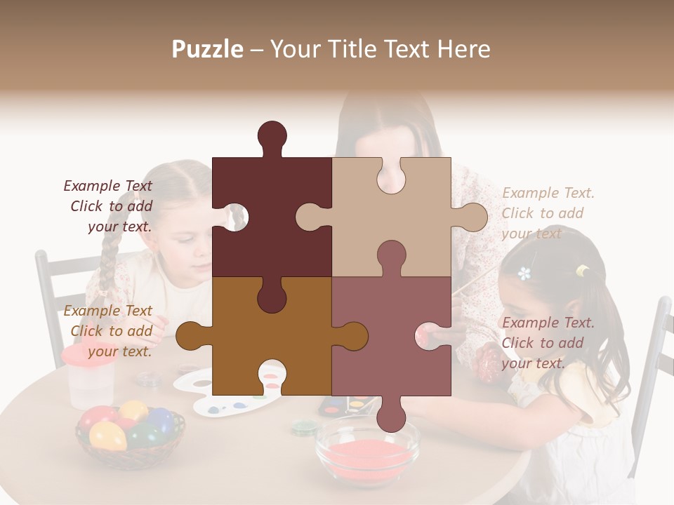 Student Outdoor Female PowerPoint Template