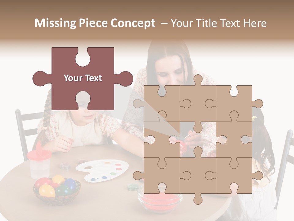 Student Outdoor Female PowerPoint Template