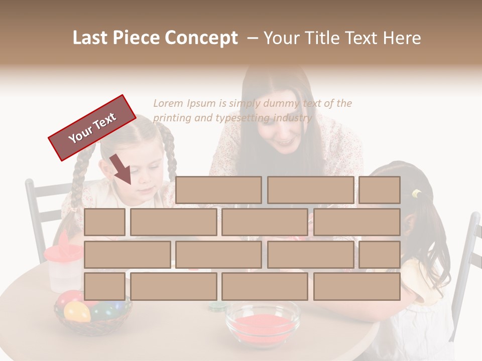 Student Outdoor Female PowerPoint Template